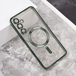Maska / futrola Magsafe Lux za Samsung S711 Galaxy S23 FE zelena.