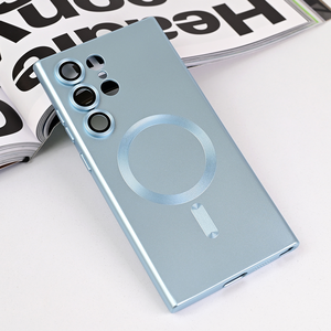 Maska / futrola Magsafe Chrome za Samsung S928B Galaxy S24 Ultra plava.