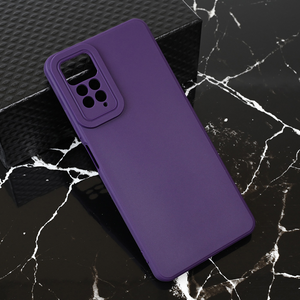 Silikonska maska / futrola Teracell Giulietta za Xiaomi Redmi Note 11 Pro 4G/5G/Note 12 Pro 4G (EU) mat tamno ljubicasta.