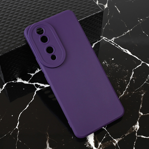 Silikonska maska / futrola Teracell Giulietta za Huawei Honor 90 mat tamno ljubicasta.