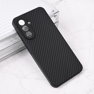 Maska / futrola Carbon fiber za Samsung A566 Galaxy A56 5G crna.