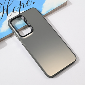 Maska / futrola providna za Samsung A566 Galaxy A56 crna.