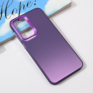 Maska / futrola providna za Samsung A566 Galaxy A56 ljubicasta.