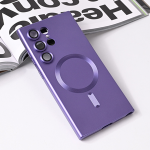 Maska / futrola Magsafe Chrome za Samsung S928B Galaxy S24 Ultra ljubicasta.