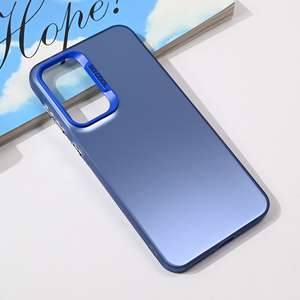 Maska / futrola providna za Samsung A366 Galaxy A36 5G plava.