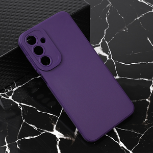 Silikonska maska / futrola Teracell Giulietta za Samsung A165F Galaxy A16 mat tamno ljubicasta.