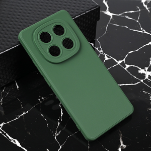 Silikonska maska / futrola Teracell Giulietta za Xiaomi Redmi Note 14 Pro 5G mat zelena.