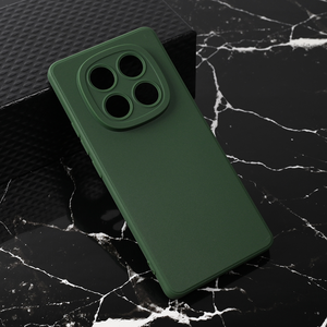 Silikonska maska / futrola Teracell Giulietta za Xiaomi Redmi Note 14 Pro 4G mat zelena.