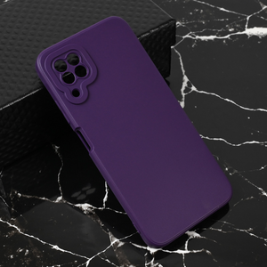 Silikonska maska / futrola Teracell Giulietta za Huawei P40 Lite/Nova 6 SE mat tamno ljubicasta.