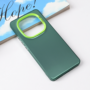 Maska / futrola providna za Xiaomi Redmi Note 14 Pro 5G zelena.