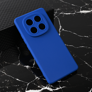 Silikonska maska / futrola Teracell Giulietta za Xiaomi Redmi Note 14 Pro 4G mat plava.