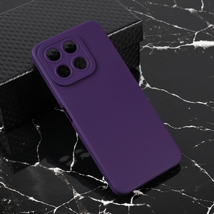 Silikonska maska / futrola Teracell Giulietta za Huawei Honor X6b mat tamno ljubicasta.