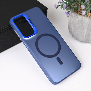 Maska / futrola Magsafe providna za Samsung A266 Galaxy A26 5G plava.