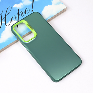 Maska / futrola providna za Samsung A266 Galaxy A26 5G zelena.