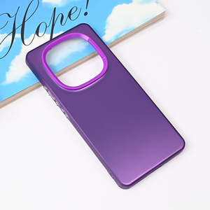 Maska / futrola providna za Xiaomi Redmi Note 14 Pro 4G ljubicasta.