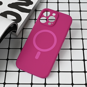 Maska / futrola Magsafe Pure color za iPhone 16 Pro Max 6.9 tamno pink.
