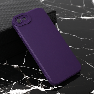 Silikonska maska / futrola Teracell Giulietta za iPhone 7/8/SE (2020)/SE (2022) mat tamno ljubicasta.