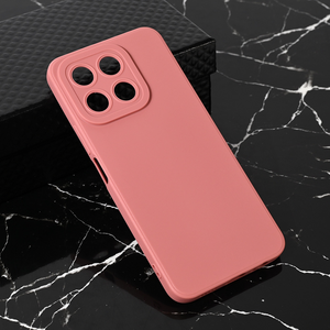 Silikonska maska / futrola Teracell Giulietta za Huawei Honor X6b mat tamno roze.