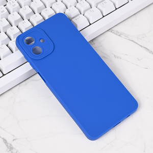 Maska / futrola Silikon Pro Camera za Samsung A075F Galaxy A07 4G plava.