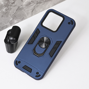 Maska / futrola Hard Ring za Huawei Honor X8c tamno plava.