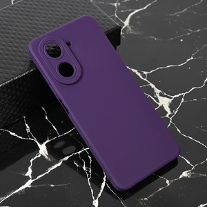 Silikonska maska / futrola Teracell Giulietta za Xiaomi Redmi A5 4G EU 173mm mat tamno ljubicasta.