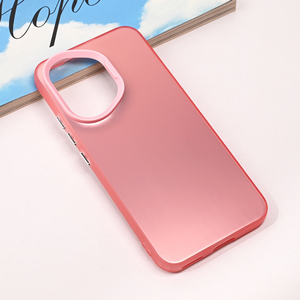 Maska / futrola providna za Huawei Honor 400 roze.