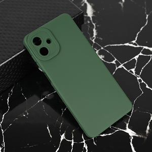 Silikonska maska / futrola Teracell Giulietta za Samsung A075F Galaxy A07 mat zelena.