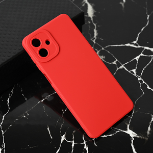 Silikonska maska / futrola Teracell Giulietta za Samsung A075F Galaxy A07 mat crvena.