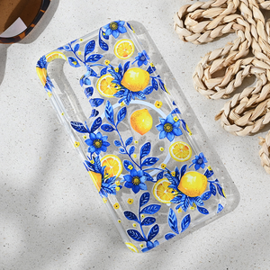 Maska / futrola print Magsafe za Samsung S921B Galaxy S24 Mediteran Lemon.