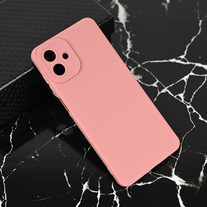 Silikonska maska / futrola Teracell Giulietta za Samsung A075F Galaxy A07 mat tamno roze.