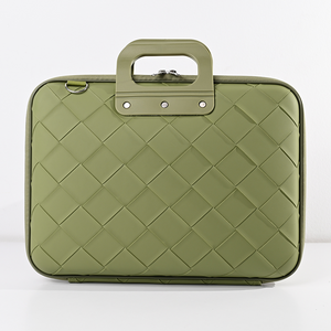 Torba za laptop Fashion Intrecciato 16" zelena.