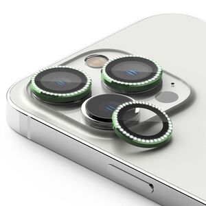 Zastita za kameru DIAMOND za iPhone 15 Pro (6.1)/iPhone 15 Pro Max (6.7) zelena (MS).
