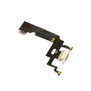 Flet kabl za iPhone XR sa konektorom punjenja beli OEM (MS).