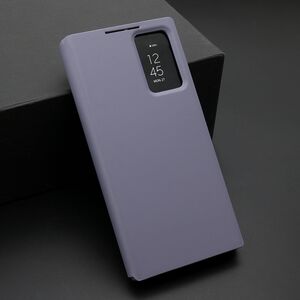 Maska / futrola na preklop Smart Window za Samsung Galaxy S22 Ultra 5G ljubicasta (MS).