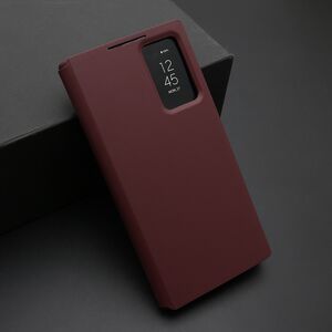 Maska / futrola na preklop Smart Window za Samsung S928 Galaxy S24 Ultra 5G bordo (MS).