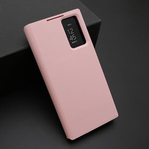 Maska / futrola na preklop Smart Window za Samsung Galaxy S23 Ultra 5G roze (MS).