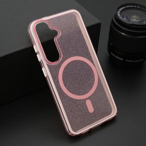 Maska / futrola CRYSTAL MagSafe za Samsung S921 Galaxy S24 5G roze (MS).