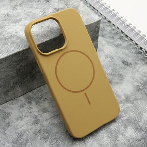 Maska / futrola FLEX MagSafe za iPhone 15 Pro Max (6.7) zlatna (MS).