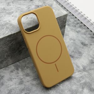 Maska / futrola FLEX MagSafe za iphone 13 (6.1) zlatna (MS).