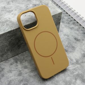 Maska / futrola FLEX MagSafe za iPhone 15 zlatna (MS).