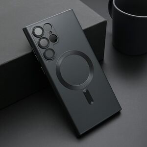 Maska / futrola ELEGANT MAGSAFE za Samsung Galaxy S22 Ultra 5G crna (MS).