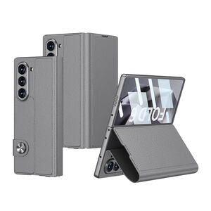 Maska / futrola LEATHER za Samsung Galaxy Z Fold 6 5G siva (GKK case) (MS).