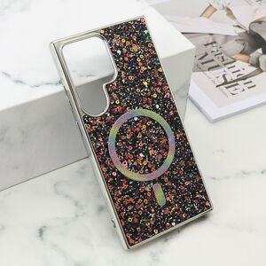 Maska / futrola GLAM GLOW MagSafe za Samsung S928 Galaxy S24 Ultra 5G crna (MS).