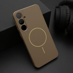 Maska / futrola JELLY MagSafe za Samsung A556 Galaxy A55 5G tamno zlatna (MS).