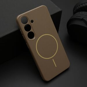 Maska / futrola JELLY MagSafe za Samsung S921 Galaxy S24 5G tamno zlatna (MS).