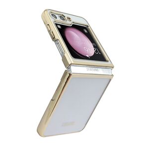 Maska / futrola LINES za Samsung F731B Galaxy Z FLIP 5 5G zlatna (GKK case) (MS).