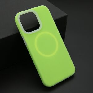 Maska / futrola PASTEL COLOR MagSafe za iPhone 15 Pro Max (6.7) zelena (MS).