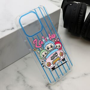 Maska / futrola print PARTY za iPhone 15 Pro (6.1) plava LBB004 (MS).