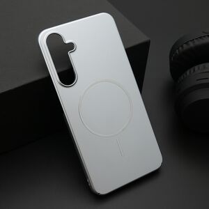 Maska / futrola PURE mat MagSafe za Samsung A556 Galaxy A55 5G srebrna (MS).