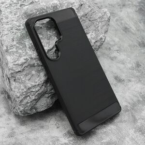 Silikonska maska / futrola BRUSHED za Samsung S938 Galaxy S25 Ultra 5G crna (MS).